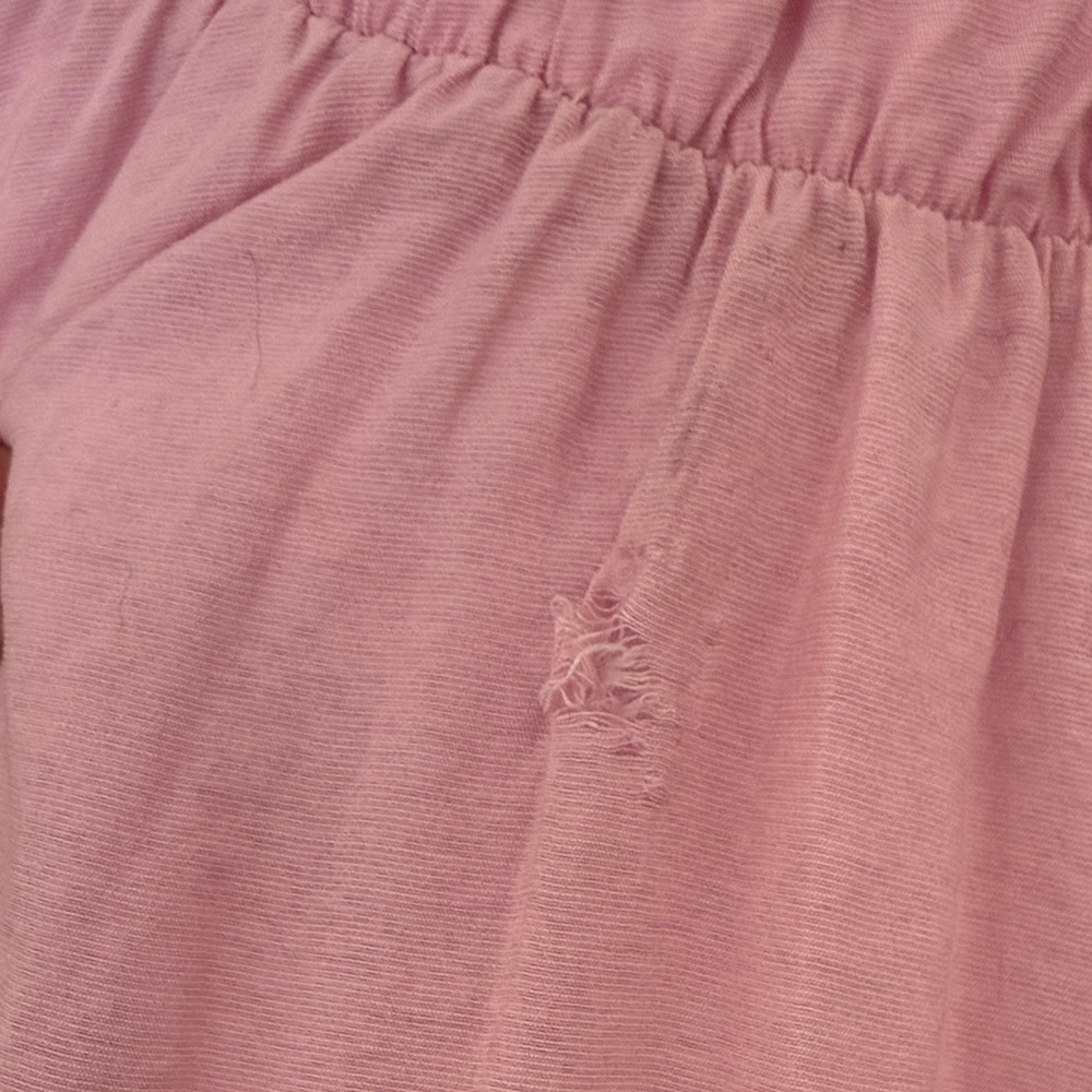 Last call! 💙Hello Molly Blush Pink Gathered Dress Size 2 - Picture 5 of 7